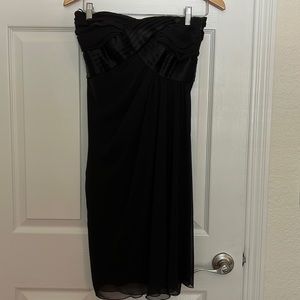 ABS Collection Dress Black strapless ruched